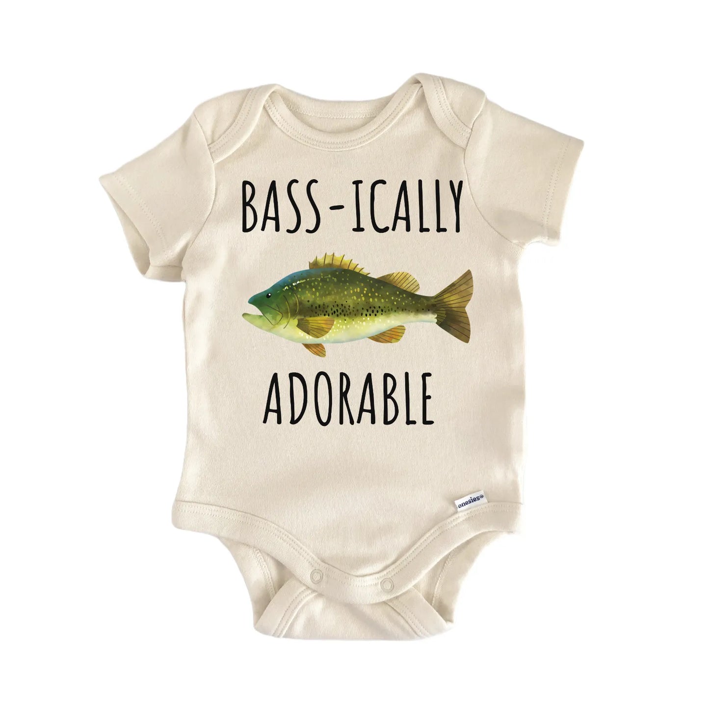 Largemouth Bass Fish Freshwater Fishing Baby Gift Baby Bodysuit