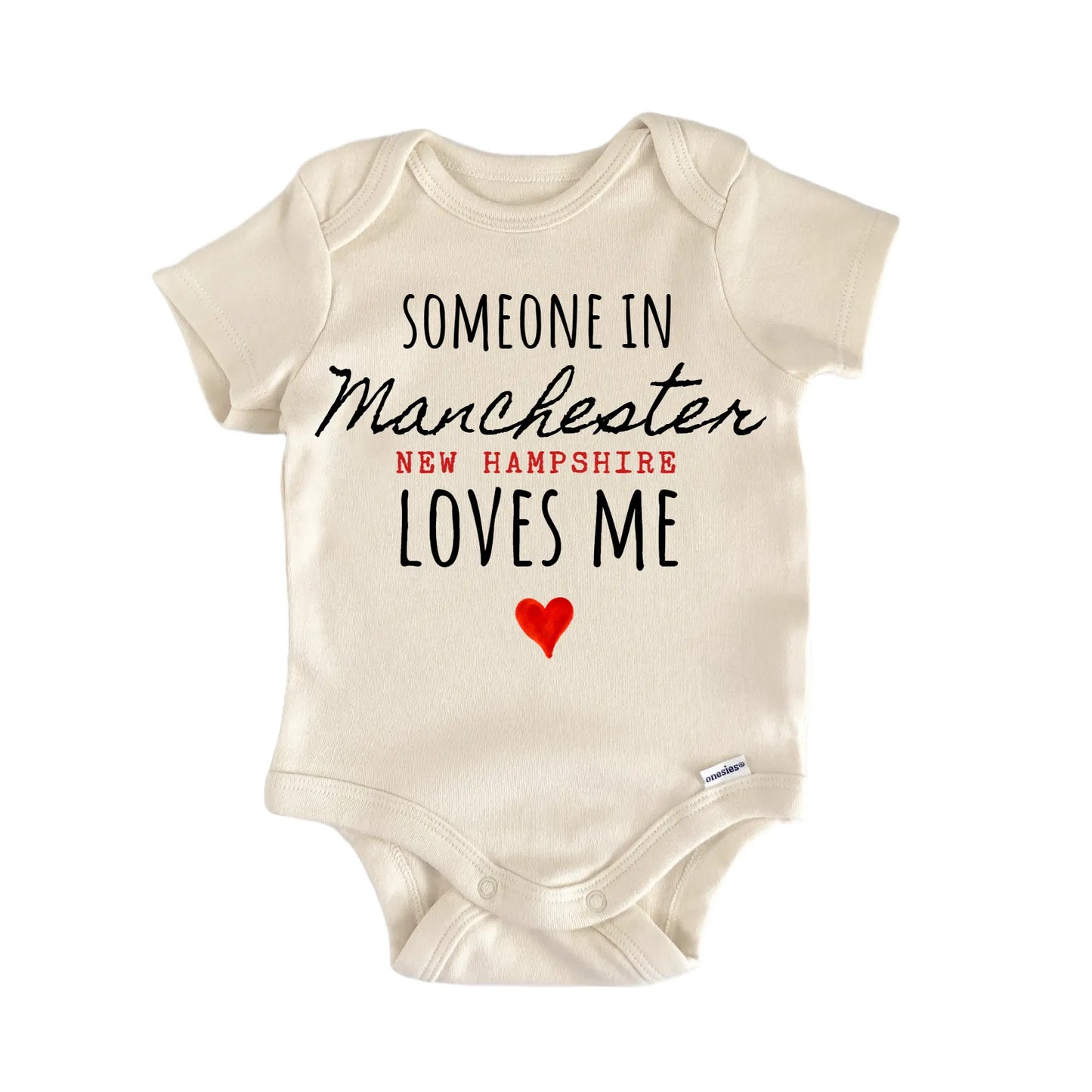 Manchester New Hampshire Baby Gift Baby Bodysuit