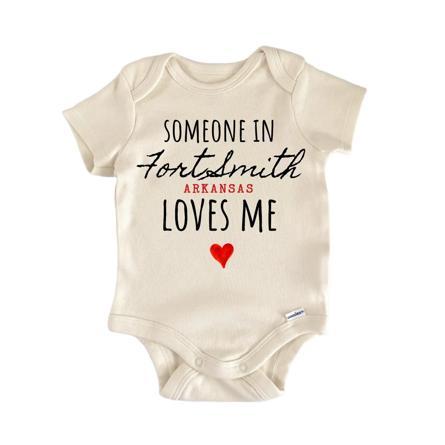Fort Smith Arkansas Baby Gift Baby Bodysuit
