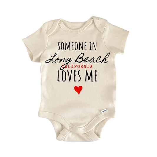 Long Beach California Baby Gift Baby Bodysuit