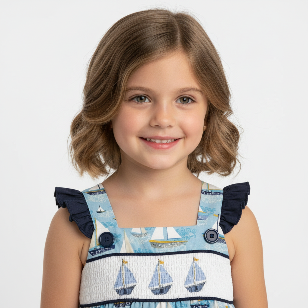 Sail away ruffle dress