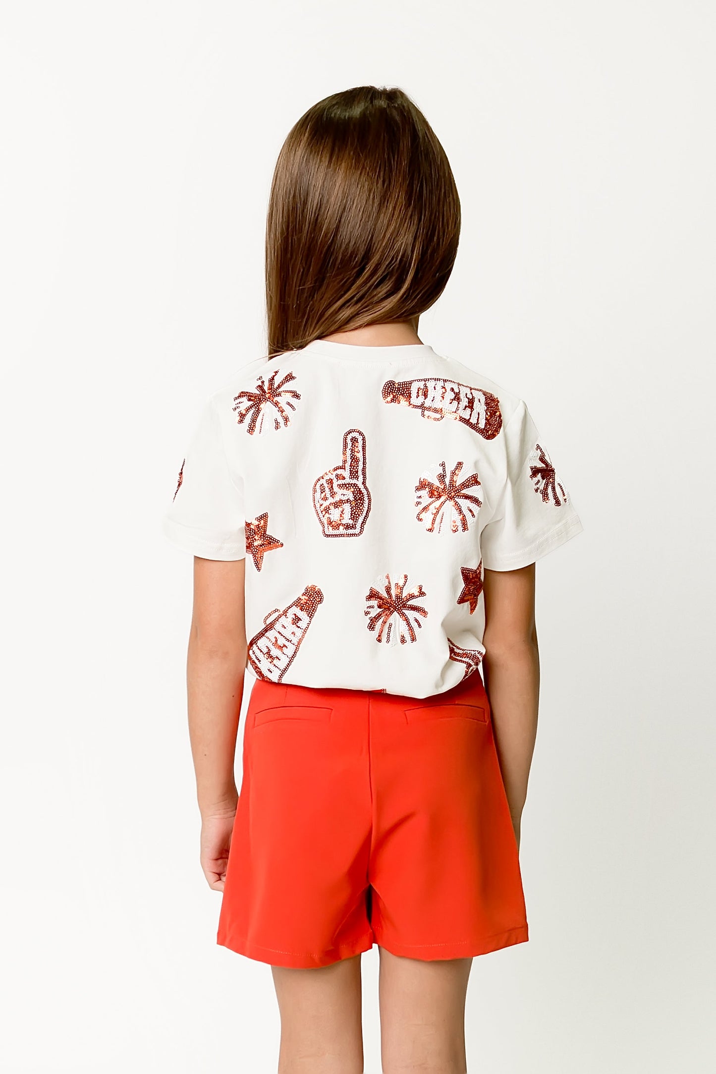 Burnt Orange Cheer Kid Shirt