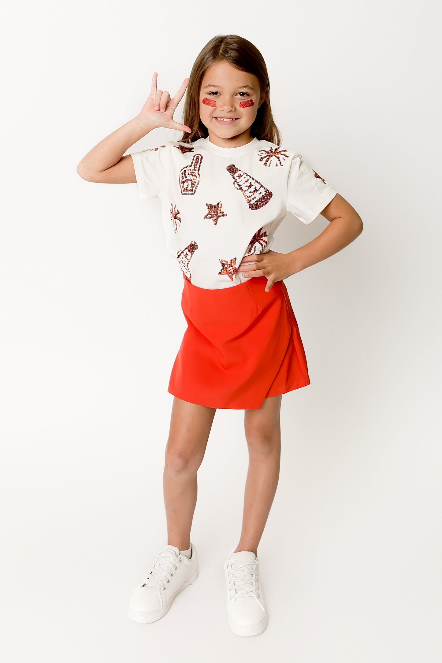 Burnt Orange Cheer Kid Shirt