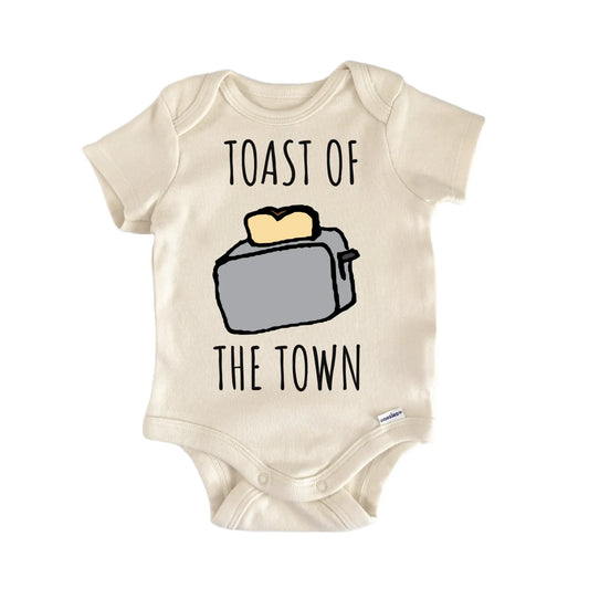 Toaster Toast Breakfast Brunch Baby Gift Baby Bodysuit