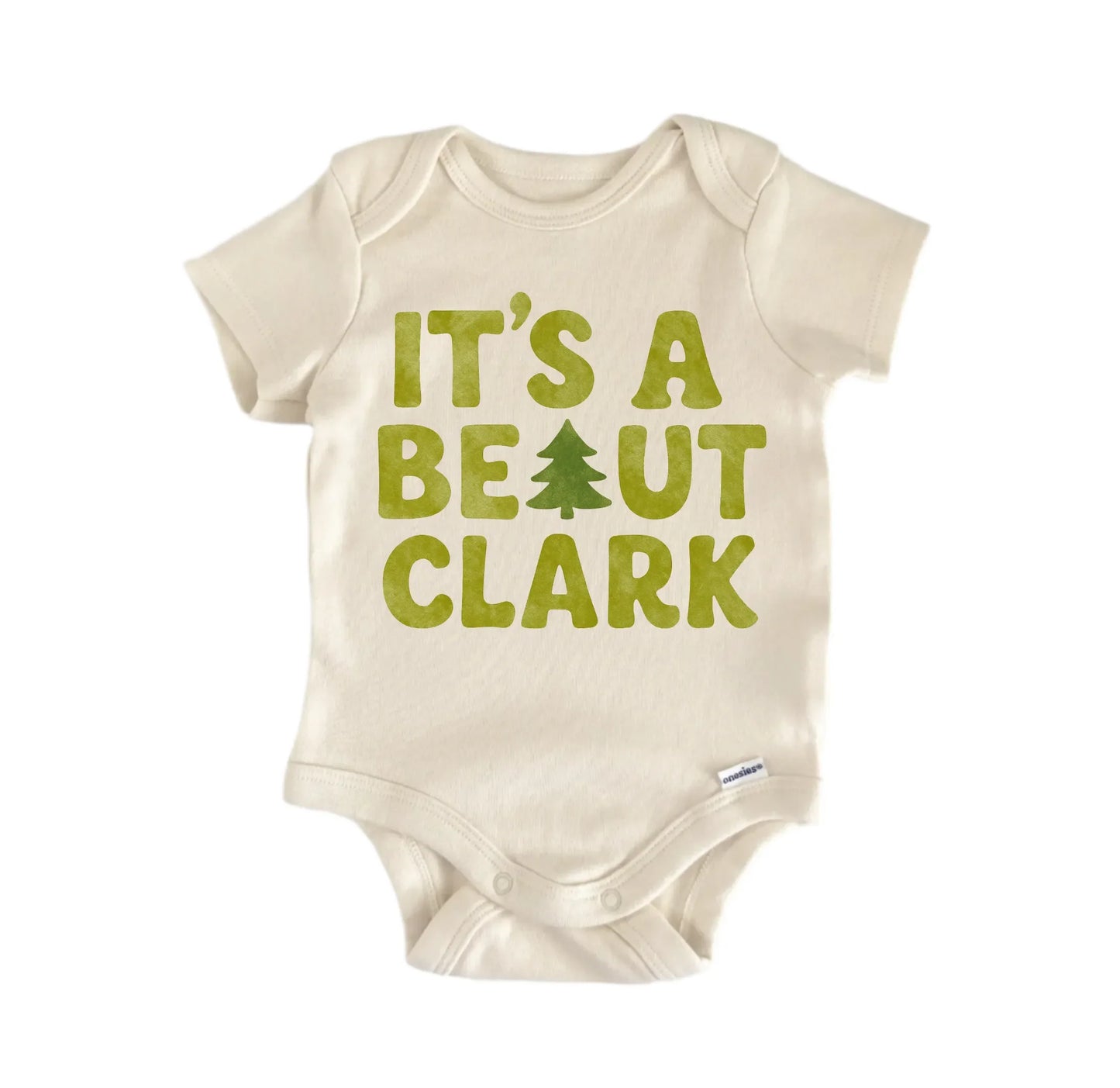 Beaut Clark Christmas Tree Movie Newborn Baby Onesie® Onesie®