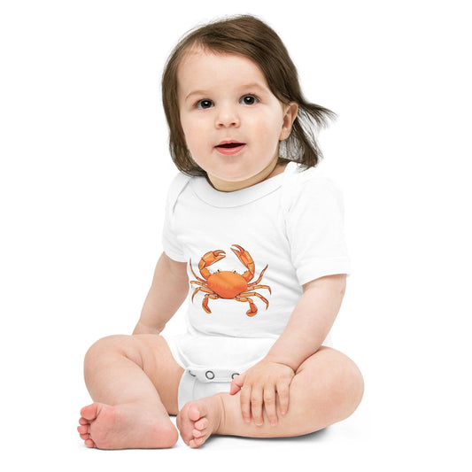 Crab Baby short sleeve one piece