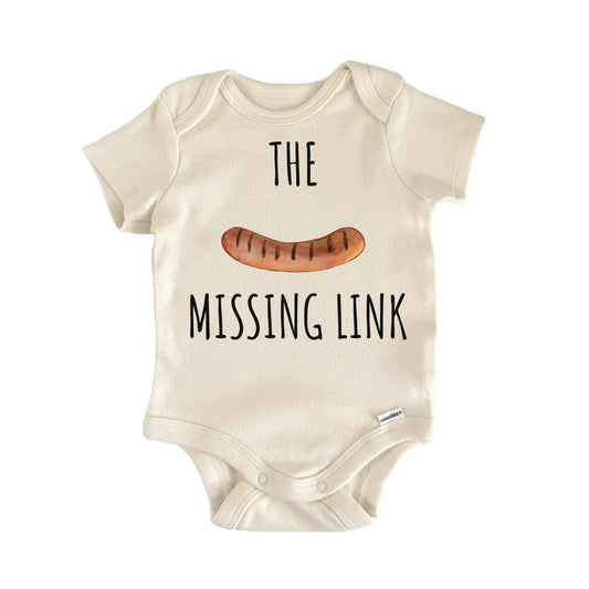 Missing Link Sausage Butcher Meat Baby Gift Baby Bodysuit