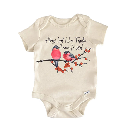 Cardinal Bird Remembrance Missed Newborn Baby Onesie®