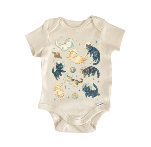Cats In Space Newborn Baby Onesie®