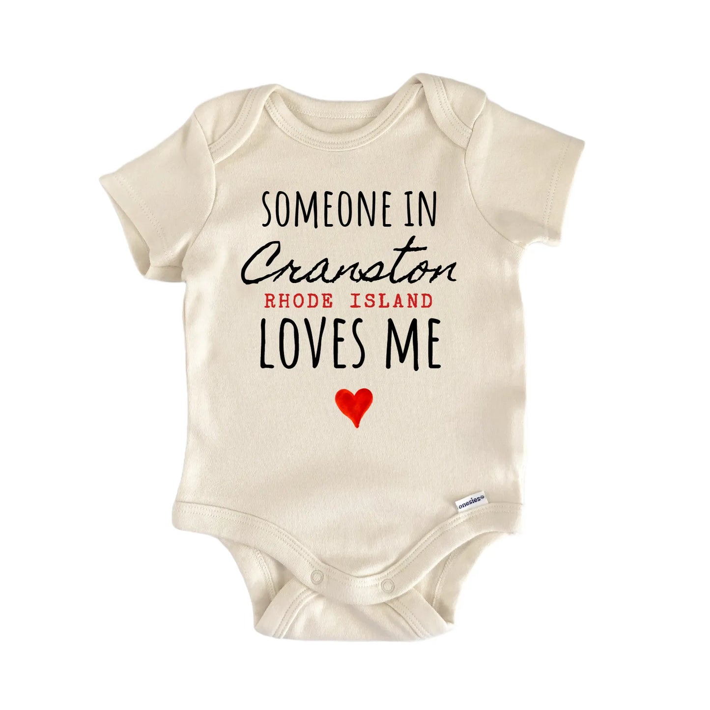 Cranston Rhode Island Baby Gift Baby Bodysuit
