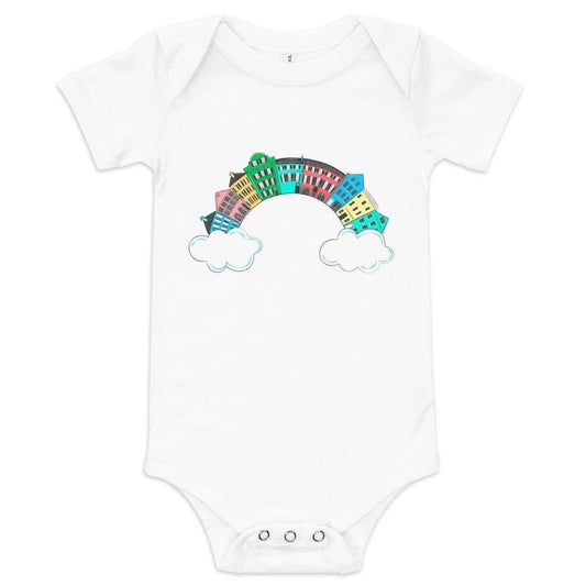 Charleston Rainbow Row Baby Onesie