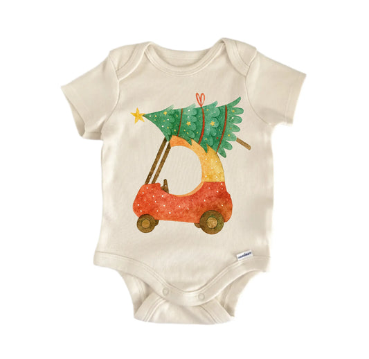 Christmas Tree Coupe Newborn Baby Onesie®