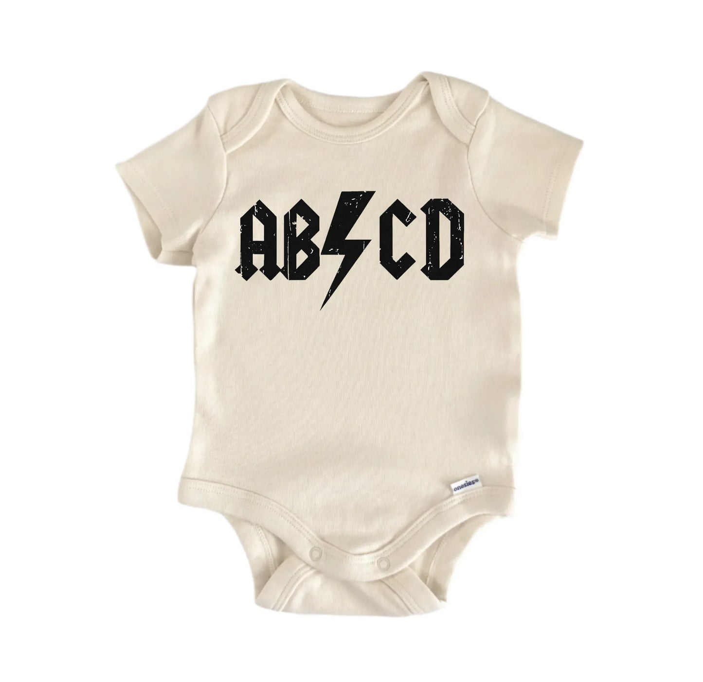 Classic Rock And Roll Lightning Newborn Baby Onesie® Onesie®