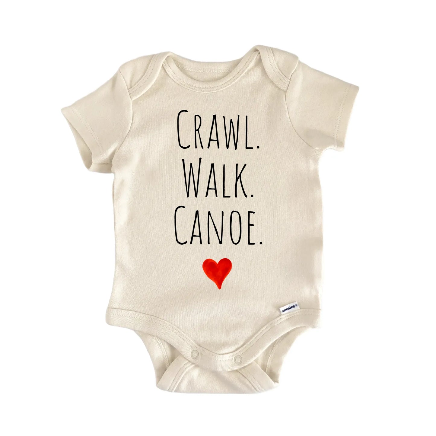 Crawl Walk Canoe Newborn Baby Onesie® Onesie®