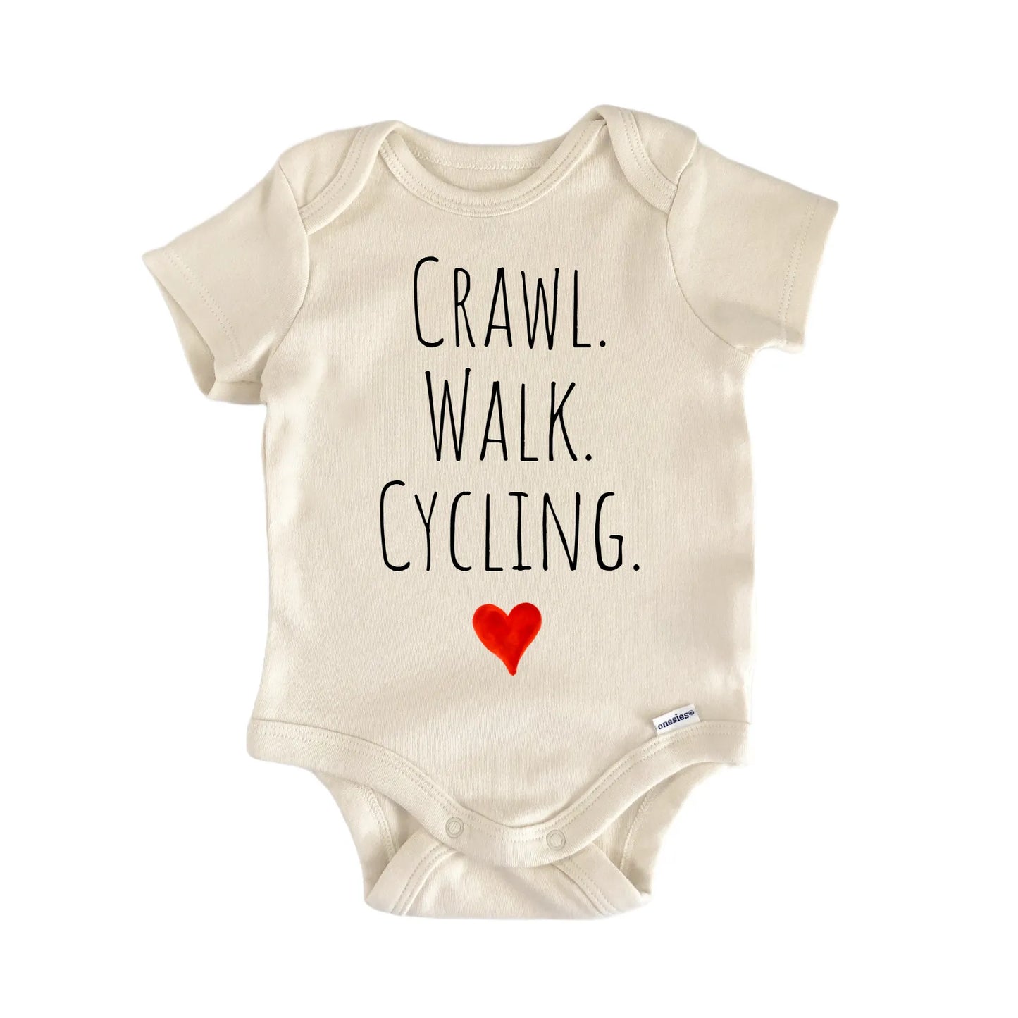 Crawl Walk Cycling Newborn Baby Onesie® Onesie®