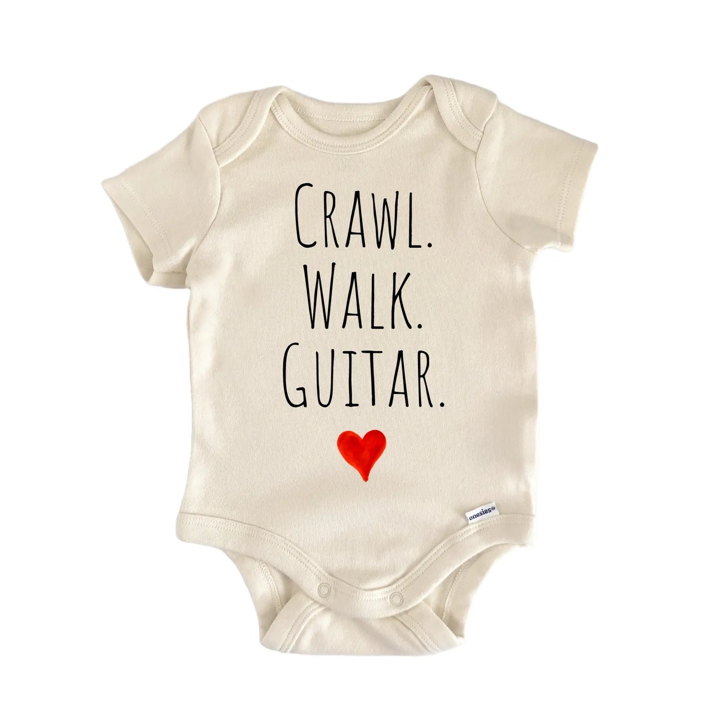 Crawl Walk Guitar Newborn Baby Onesie® Onesie®