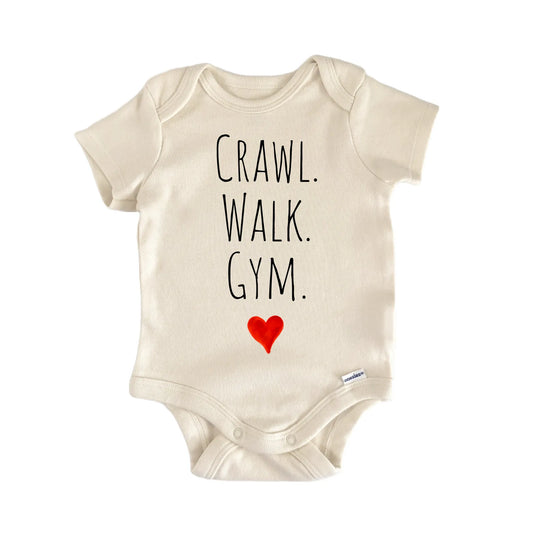 Crawl Walk Gym Newborn Baby Onesie®