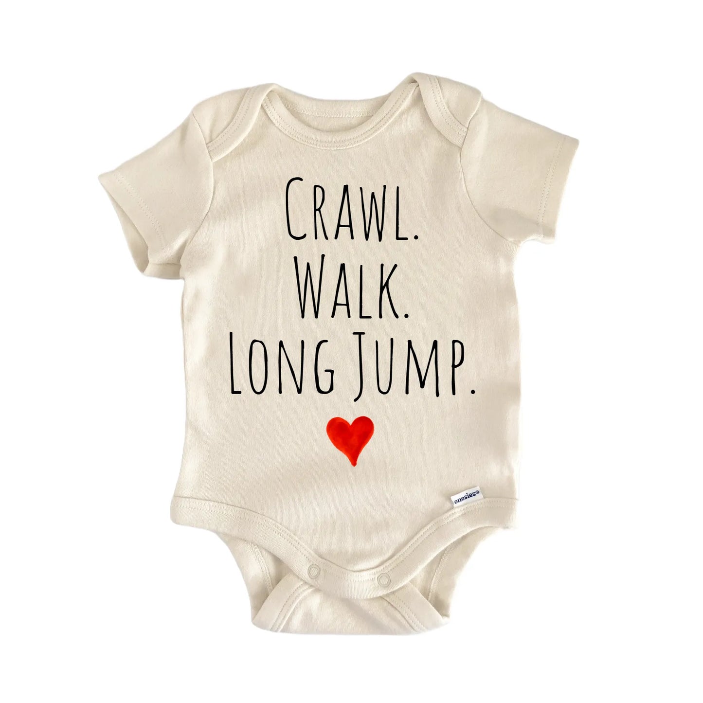 Crawl Walk Long Jump Newborn Baby Onesie® Onesie®