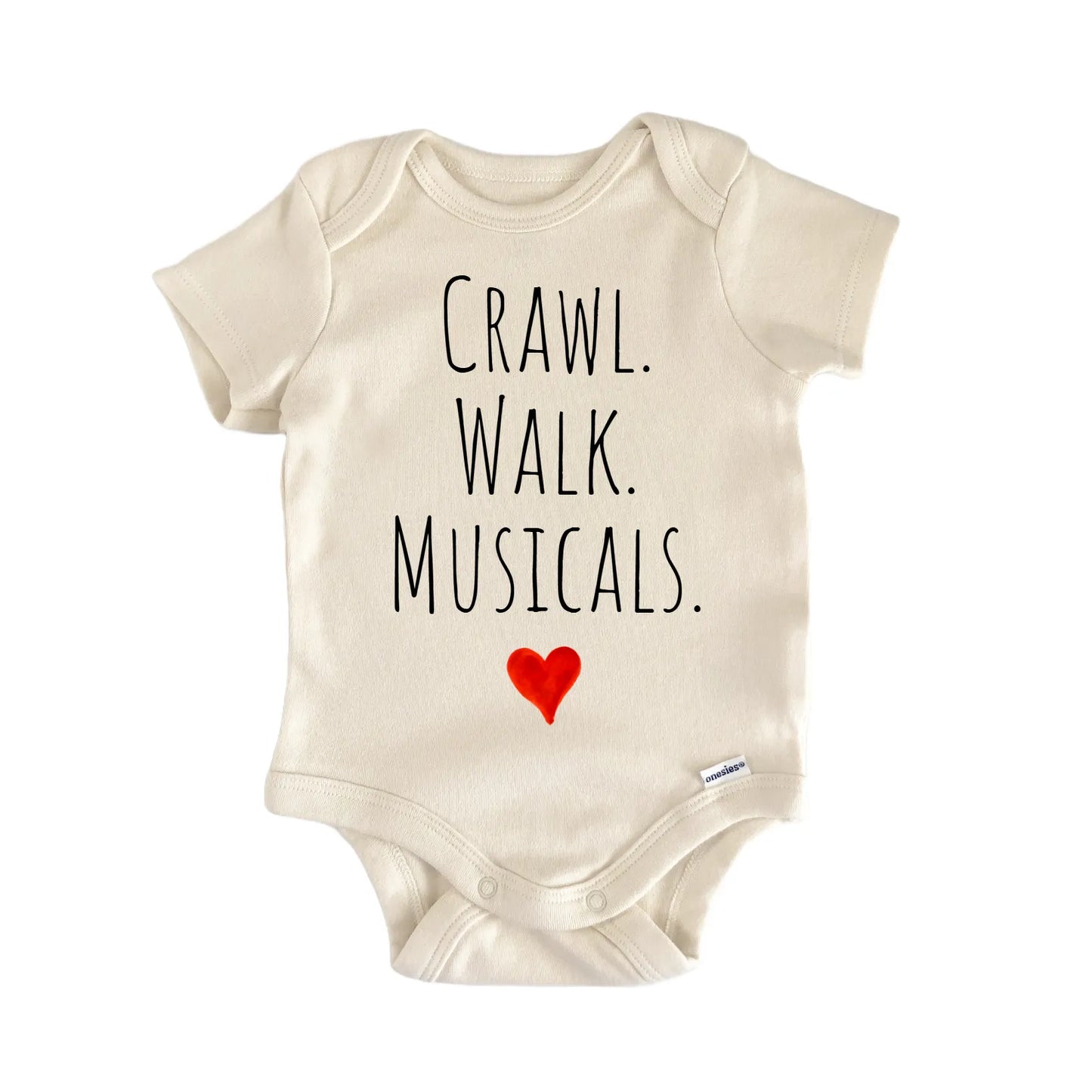 Crawl Walk Musicals Newborn Baby Onesie® Onesie®