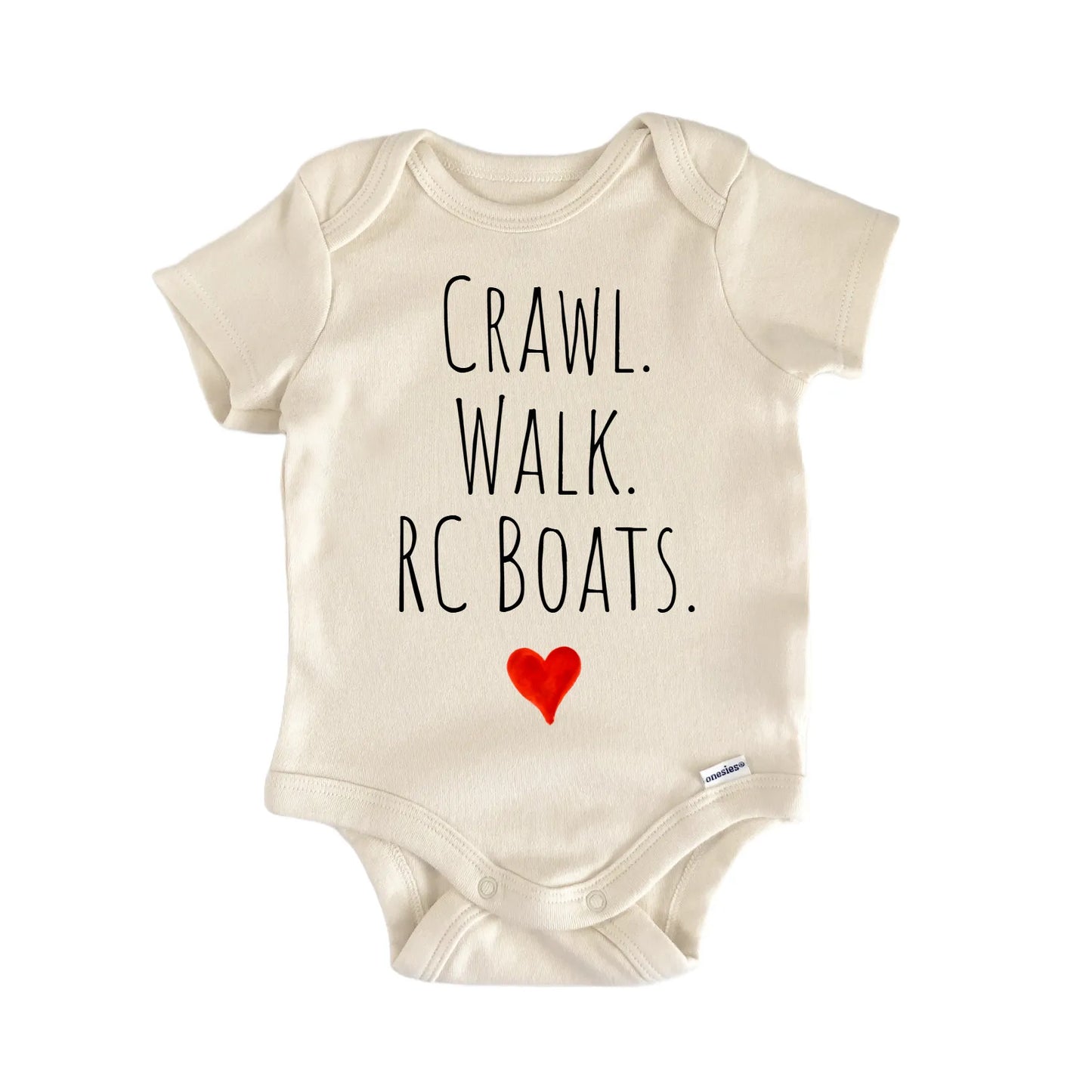 Crawl Walk Rc Boats Newborn Baby Onesie® Onesie®