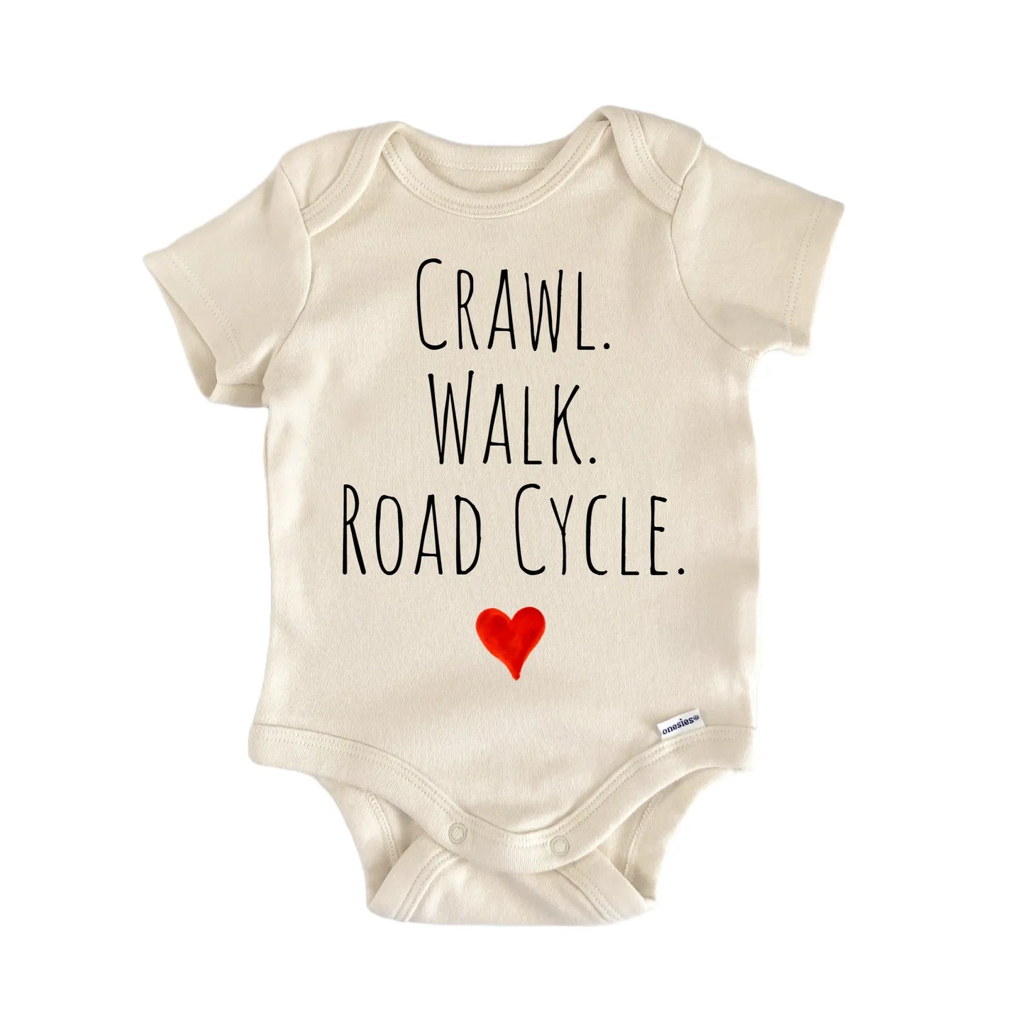 Crawl Walk Road Cycle Newborn Baby Onesie® Onesie®