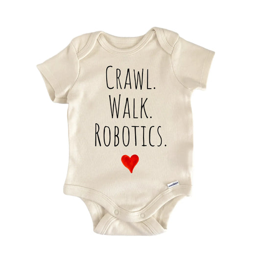 Crawl Walk Robotics Newborn Baby Onesie®