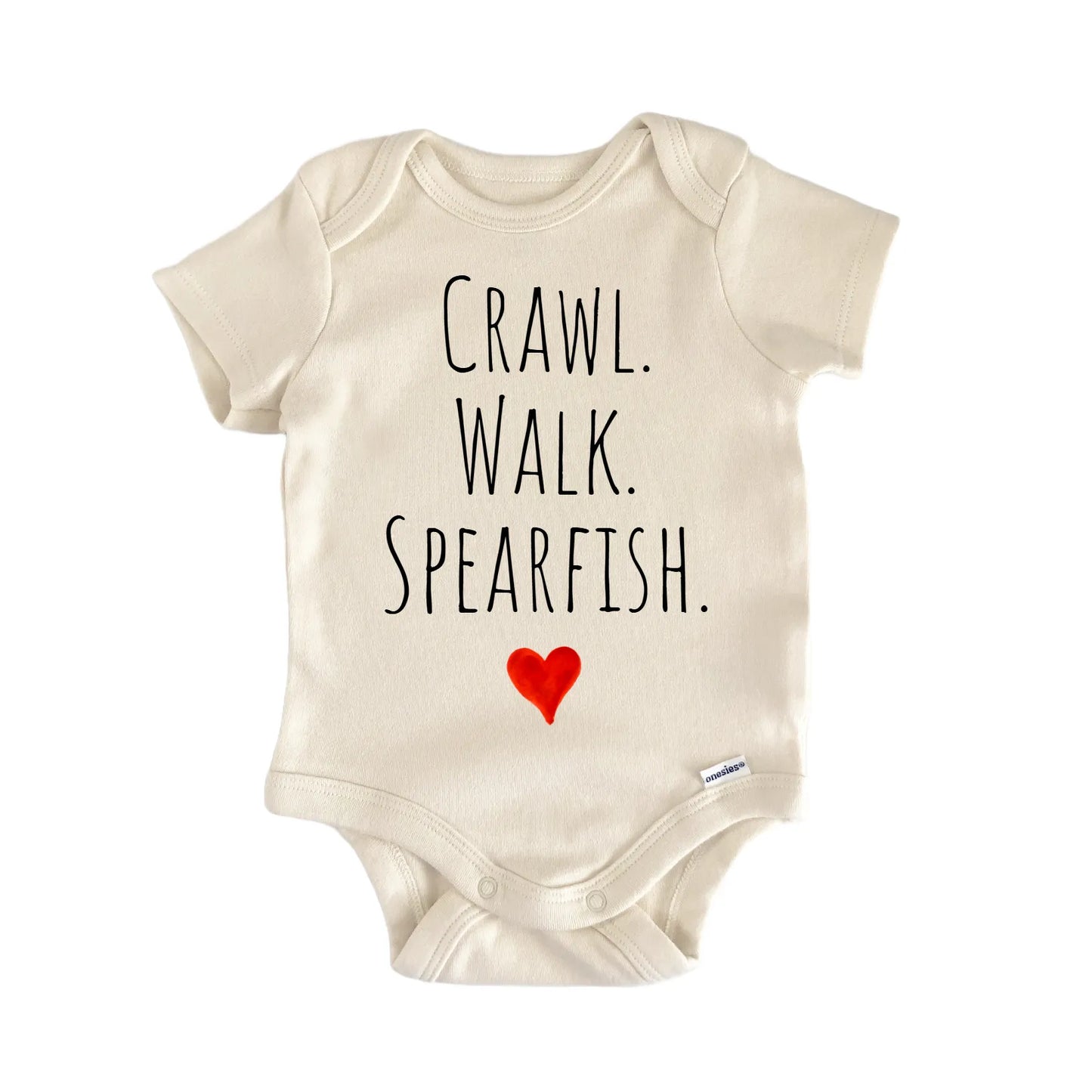 Crawl Walk Spearfish Newborn Baby Onesie® Onesie®