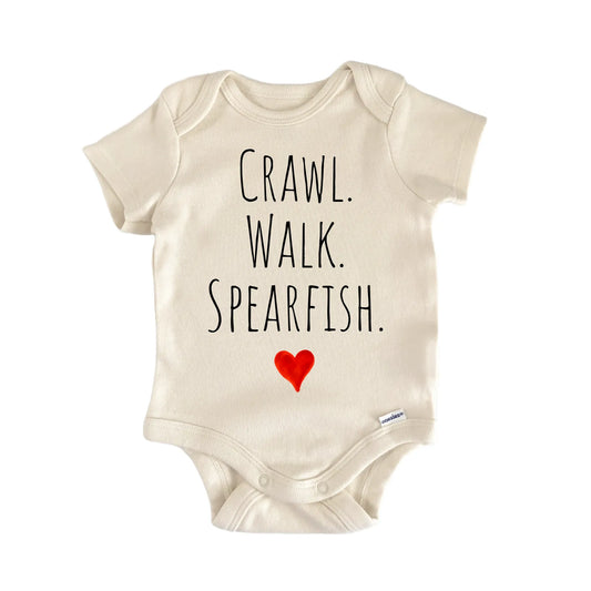 Crawl Walk Spearfish Newborn Baby Onesie®