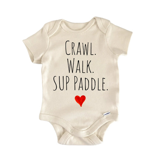 Crawl Walk Sup Paddle Newborn Baby Onesie®