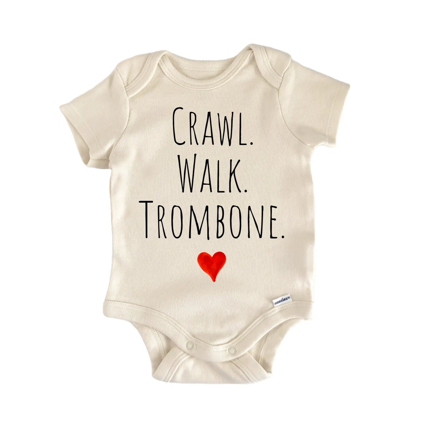 Crawl Walk Trombone Newborn Baby Onesie® Onesie®