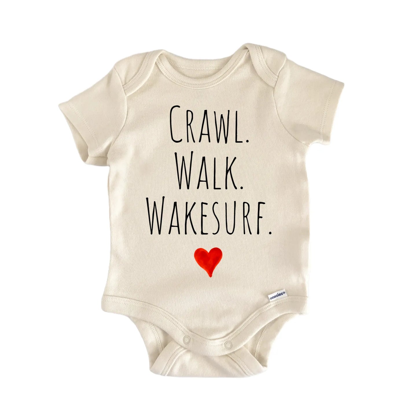 Crawl Walk Wakesurf Newborn Baby Onesie® Onesie®
