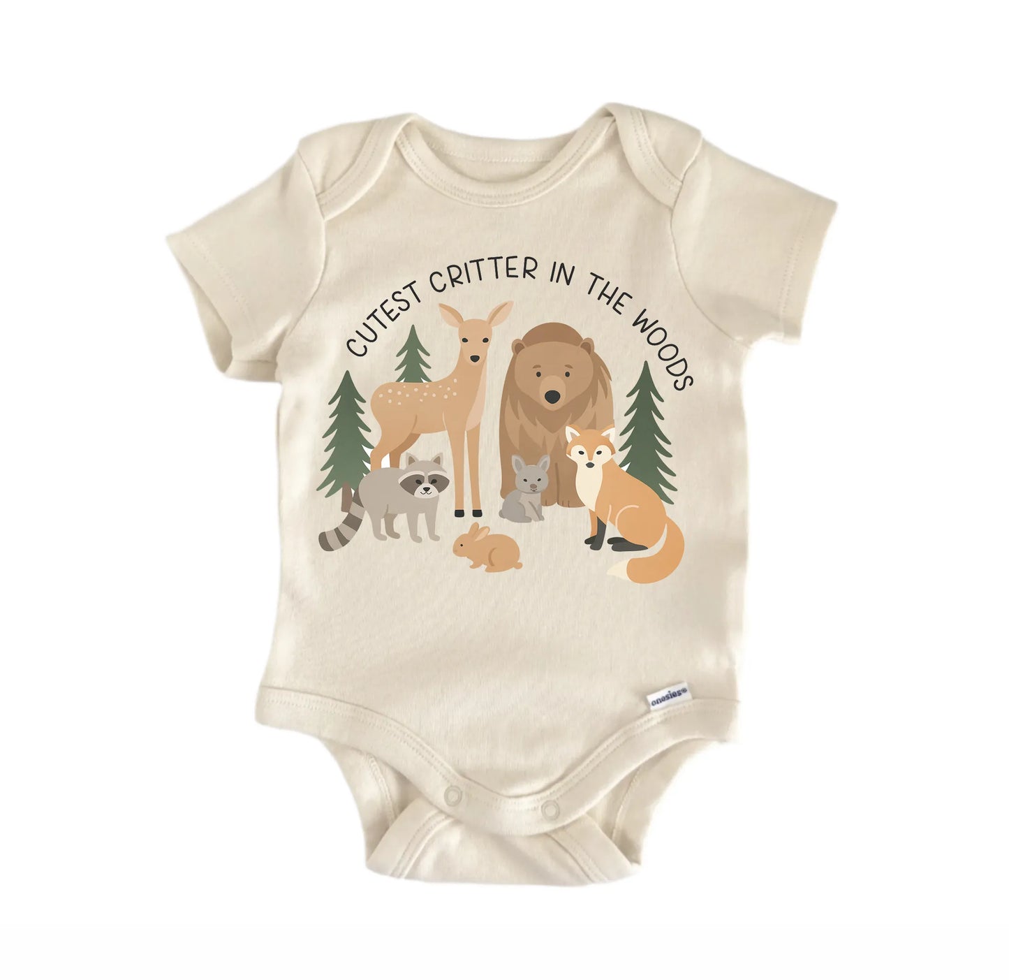 Critter Woods Woodland Newborn Baby Onesie® Onesie®