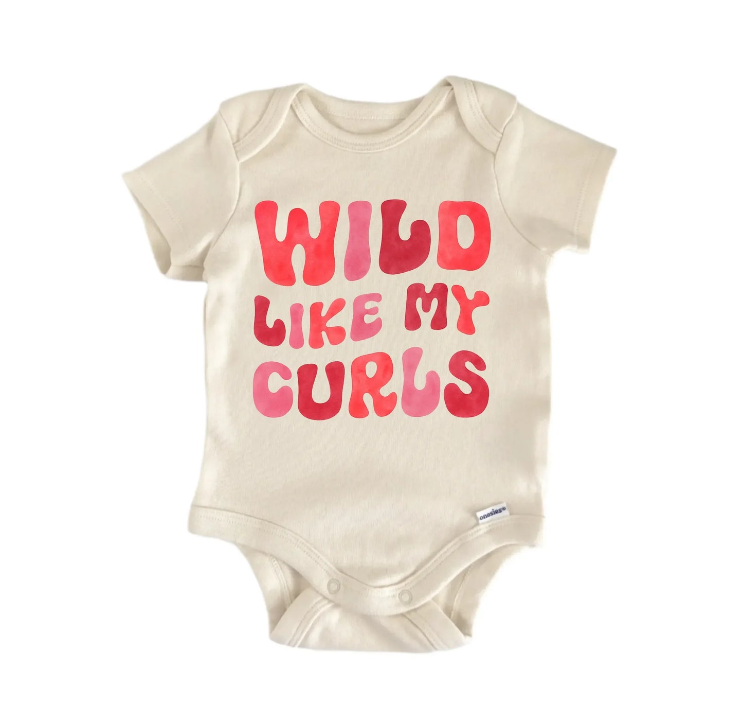 Curly Curls Hair Wild Newborn Baby Onesie® Onesie®
