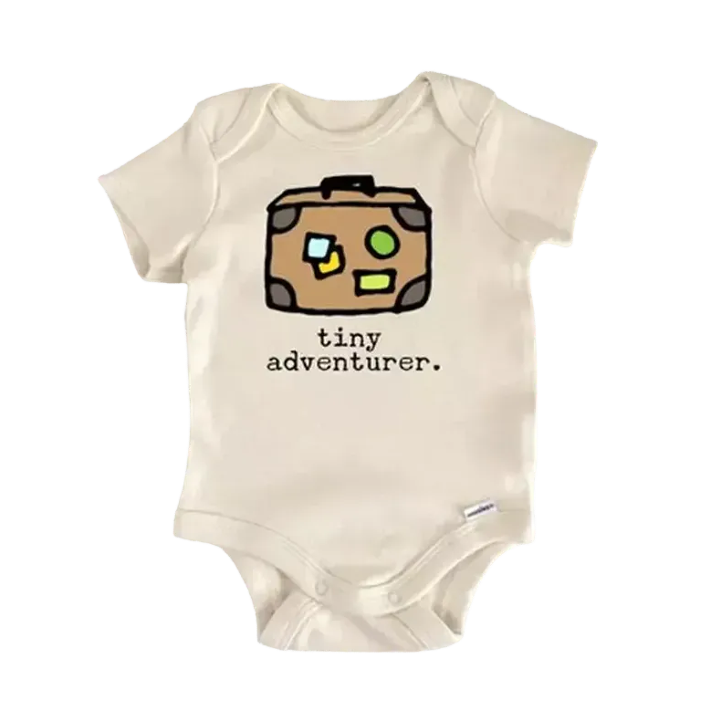 Adventure Travel Luggage Newborn Baby Onesie® Onesie®