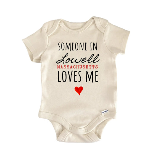 Lowell Massachusetts Baby Gift Baby Bodysuit