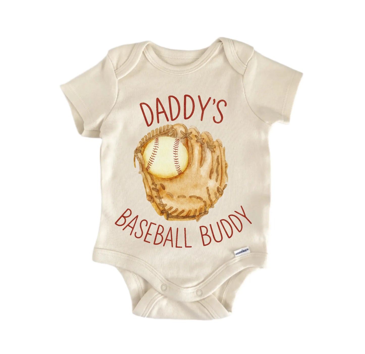 Daddy Baseball Buddy Newborn Baby Onesie® Onesie®