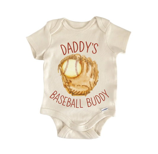 Daddy Baseball Buddy Newborn Baby Onesie®