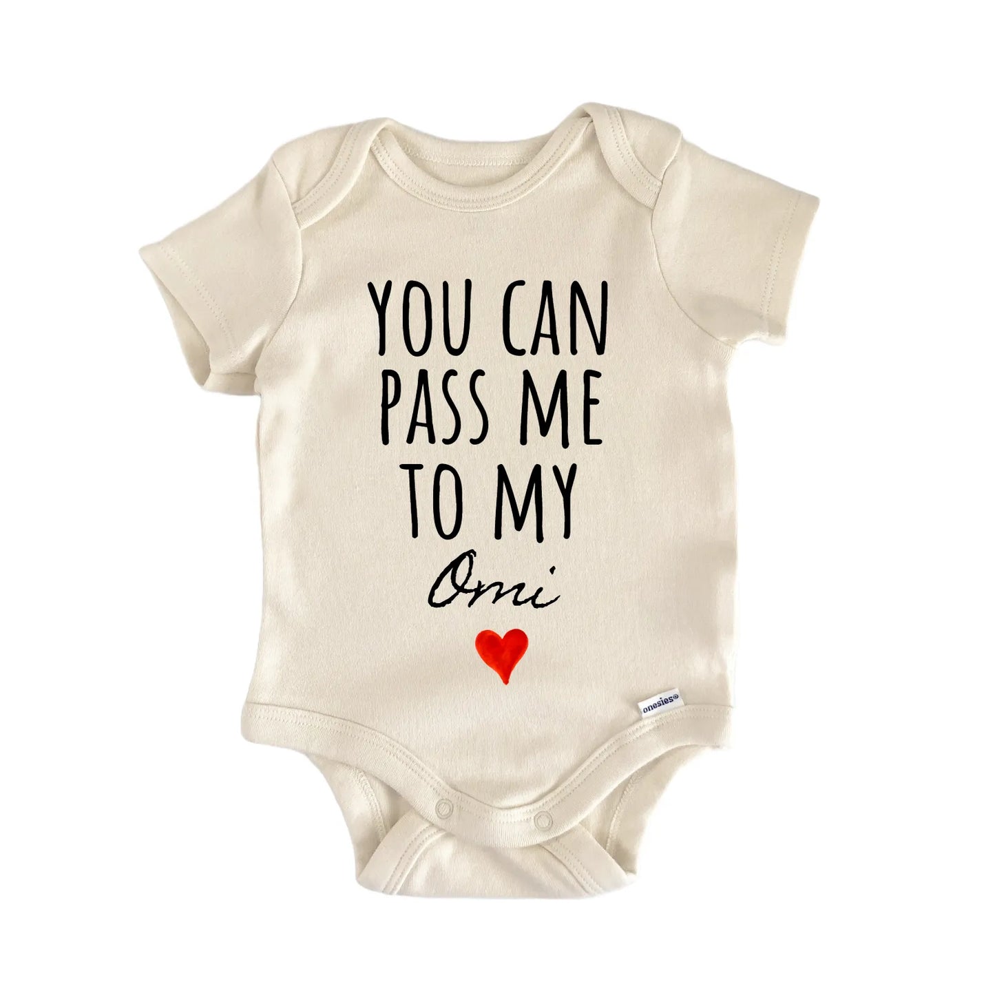 Omi Announcement Baby Gift Baby Bodysuit