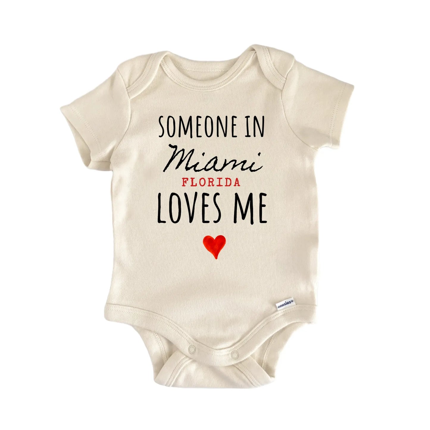 Miami Florida Baby Gift Baby Bodysuit