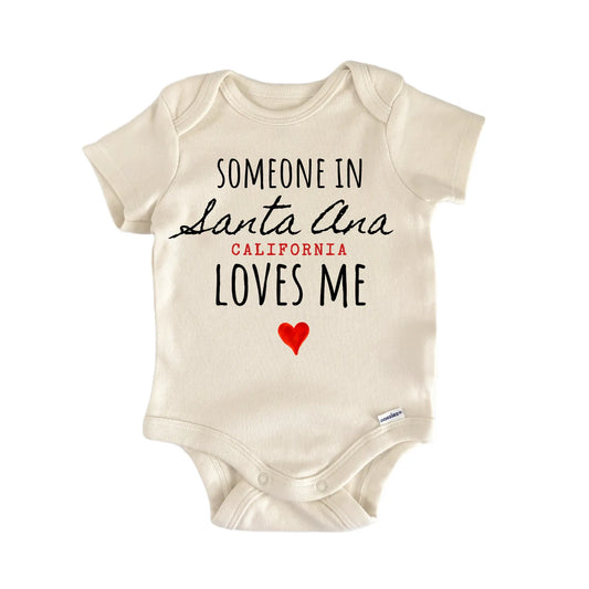 Santa Ana California Baby Gift Baby Bodysuit