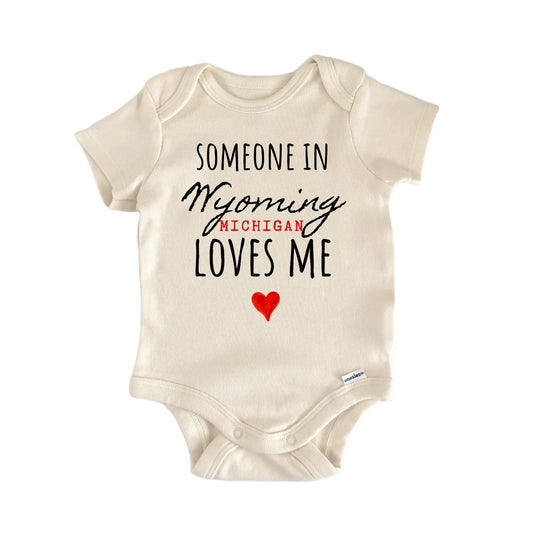 Wyoming Michigan Baby Gift Baby Bodysuit