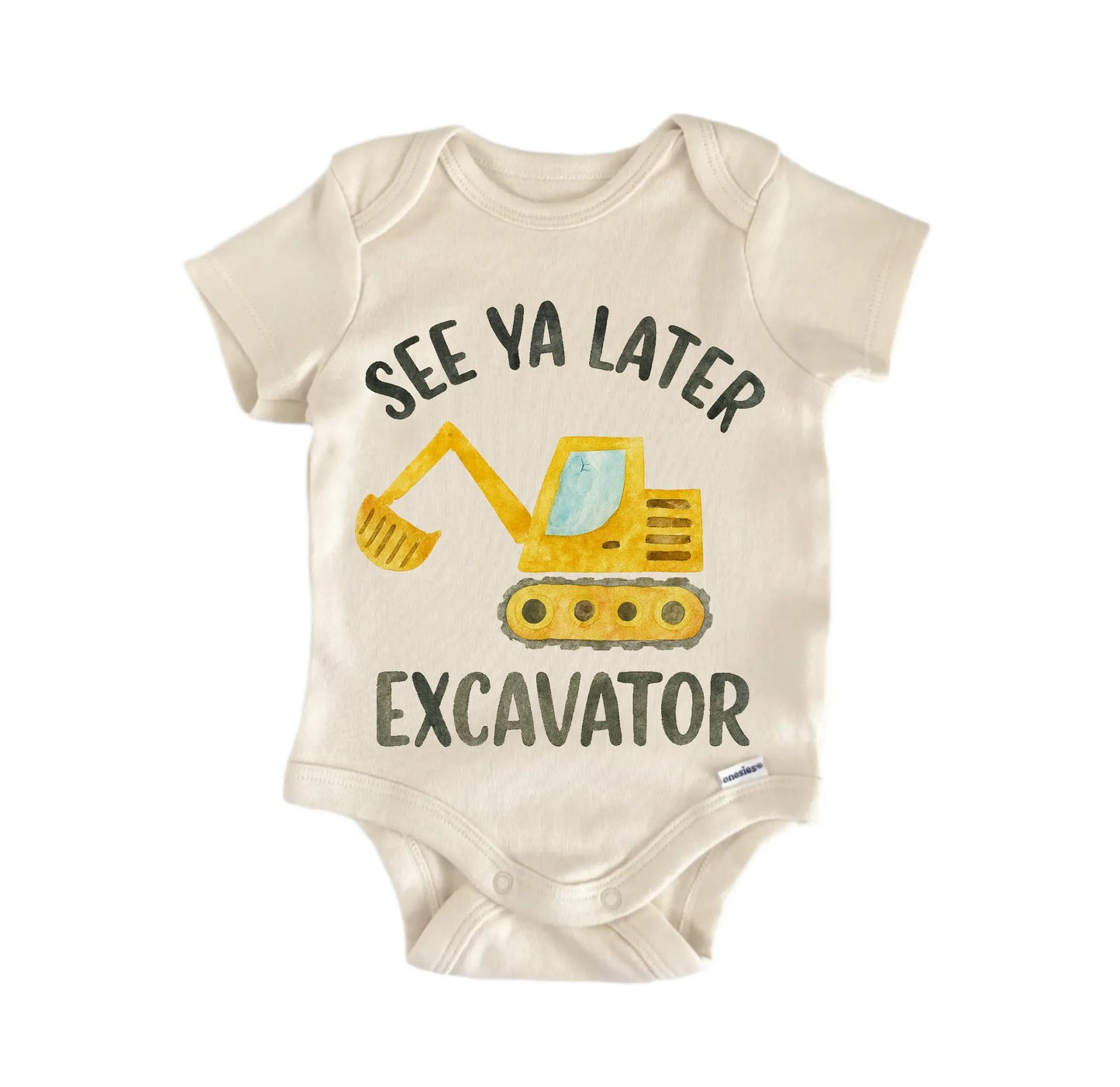 Excavator Construction Truck Newborn Baby Onesie® Onesie®