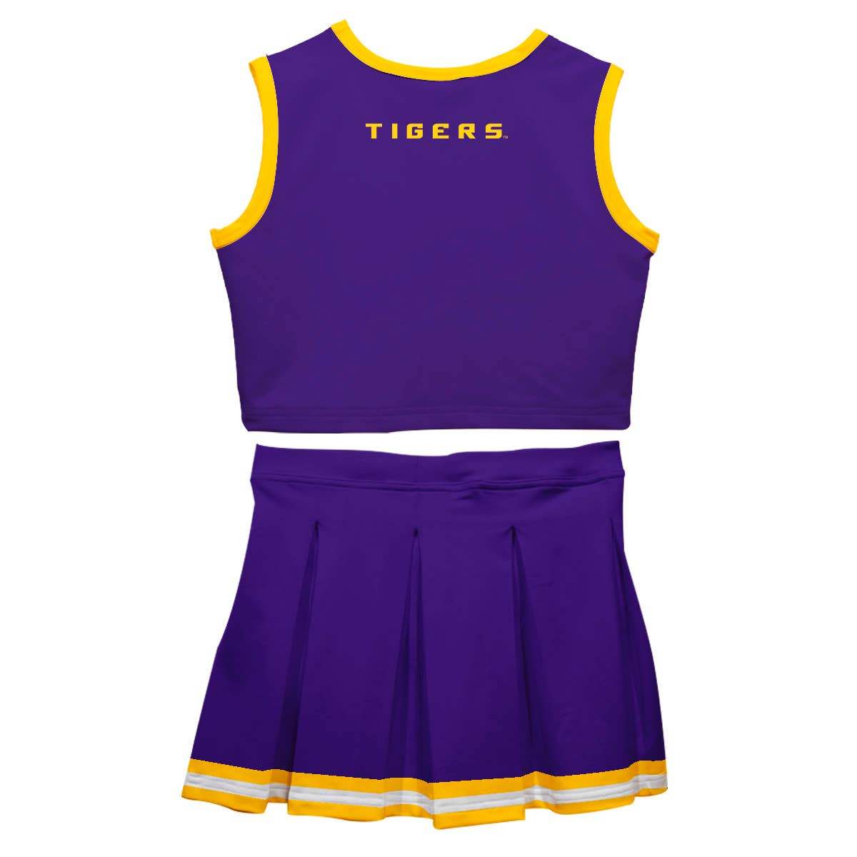 Vive La Fete - LSU Tigers Game Day Purple Sleeveless Cheerleader Set