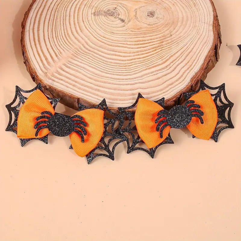 Halloween Glitter Bow