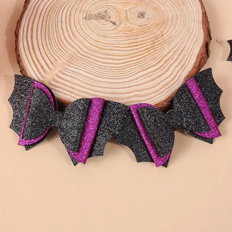 Halloween Glitter Bow