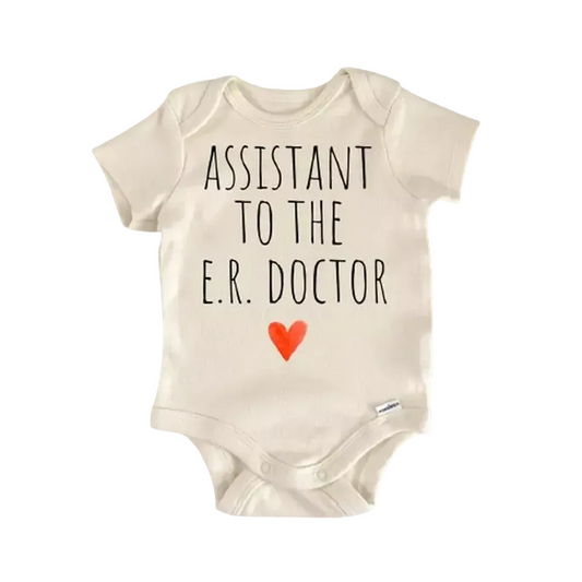E.R. Er Doctor Nurse Newborn Baby Onesie® Onesie®