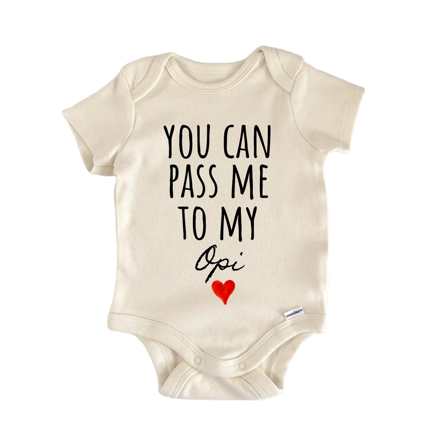 Opi Announcement Baby Gift Baby Bodysuit