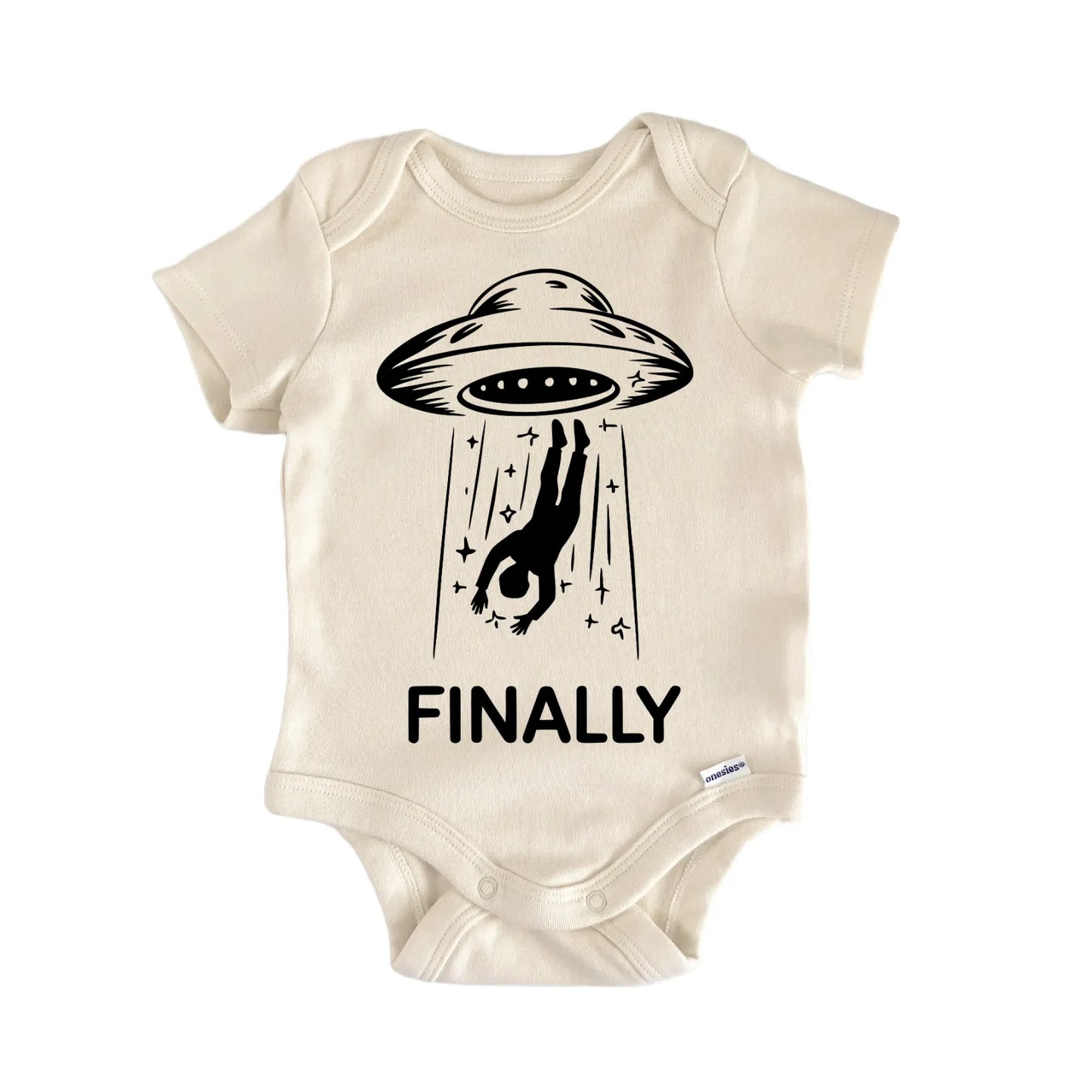 Finally Alien Ufo Newborn Baby Onesie® Onesie®
