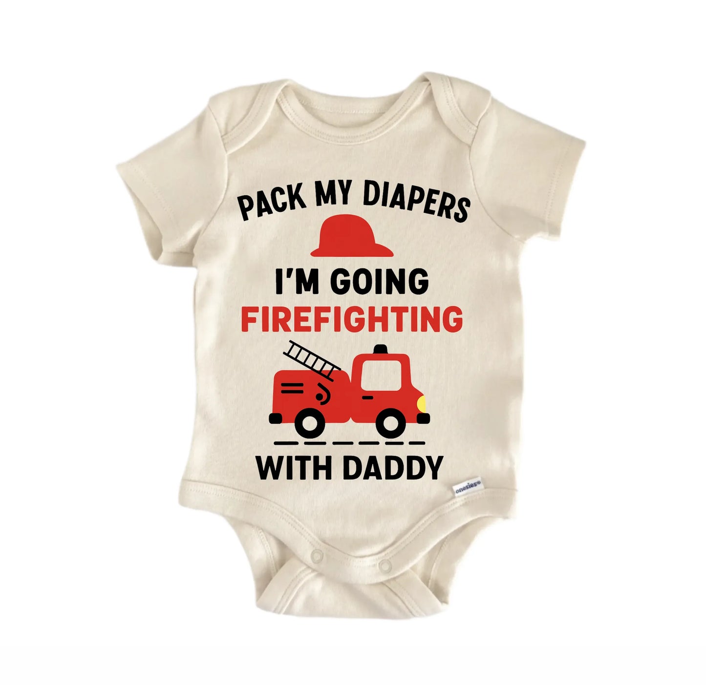 Firefighting Firefighter Daddy Newborn Baby Onesie® Onesie®