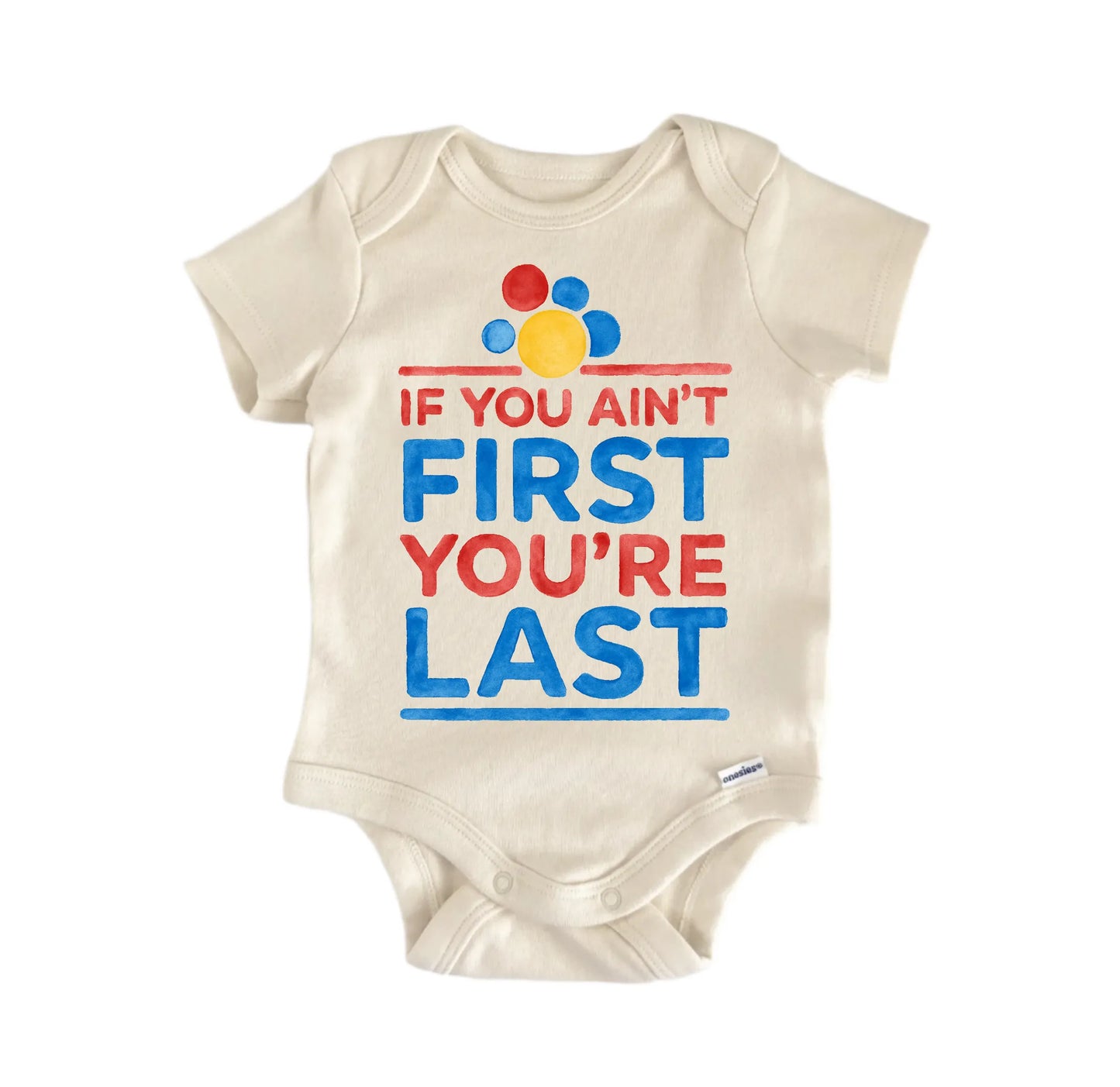 First Last Racing Movie Newborn Baby Onesie® Onesie®